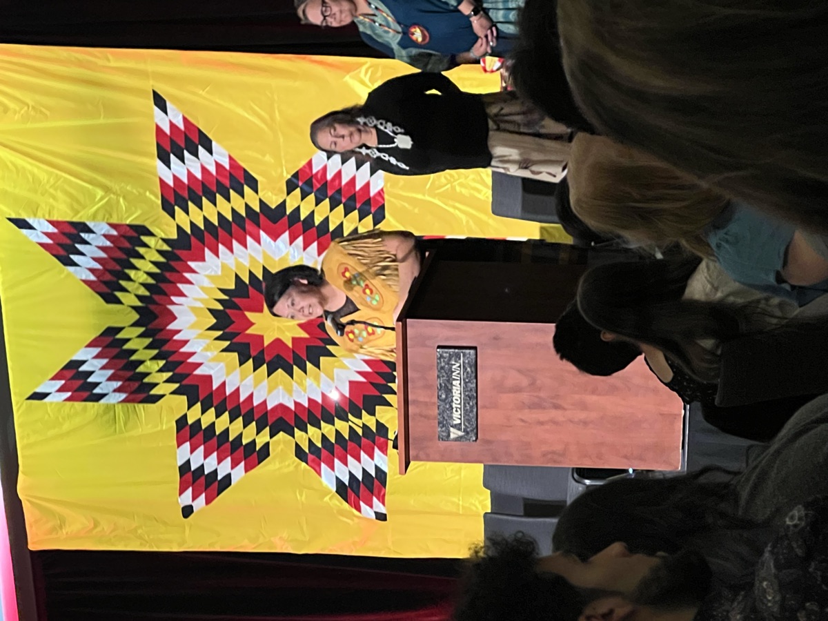 Sheri attending the Maya Awards