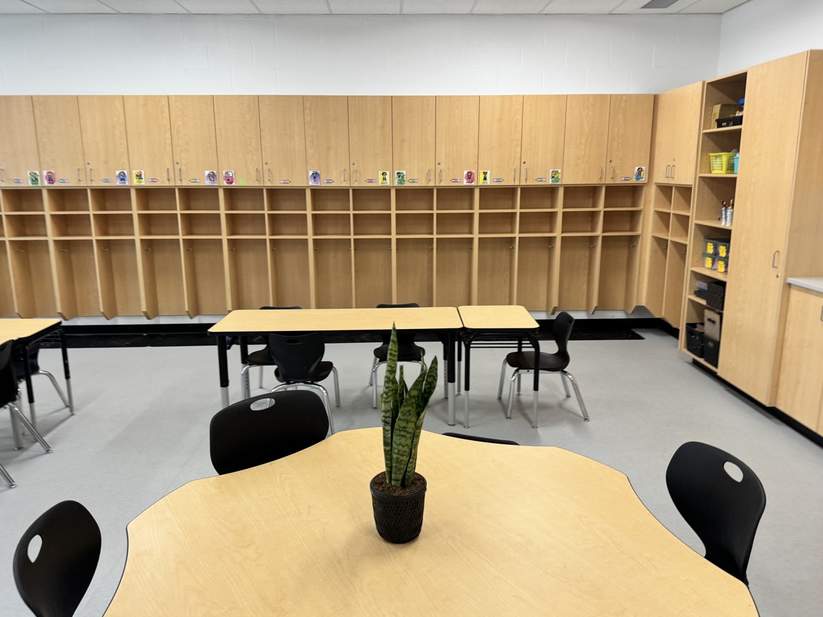 Sheri at the opening of new school spaces